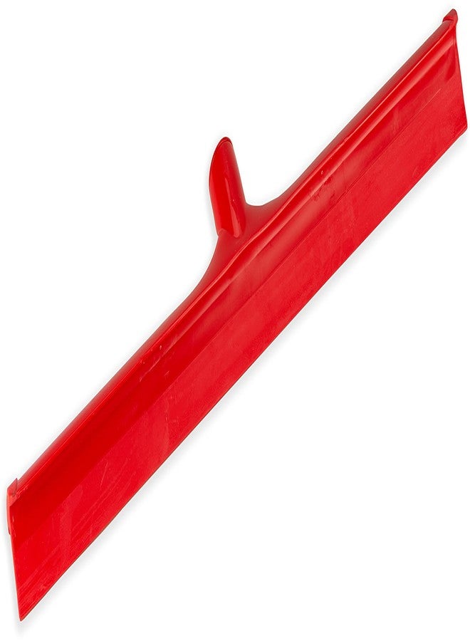 SPARTA 24" Floor Squeegee Replacement Head, Seamless Rubber with Rust-Free Plastic Frame for HACCP Compliance, Heavy-Duty Industrial Use, Thermoplastic Rubber, 24 Inches, Red - Image 3